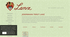 Desktop Screenshot of lanztrachten.at