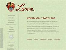 Tablet Screenshot of lanztrachten.at